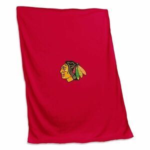 Logo Brand - Chicago Blackhawks Sweatshirt Blanket - Heavyweight - 84" x 54"